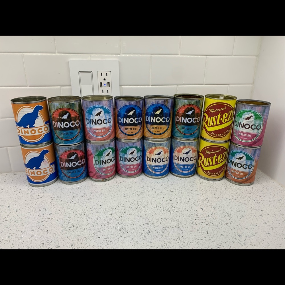 Disney Cars Rustic Cans (set of 16)